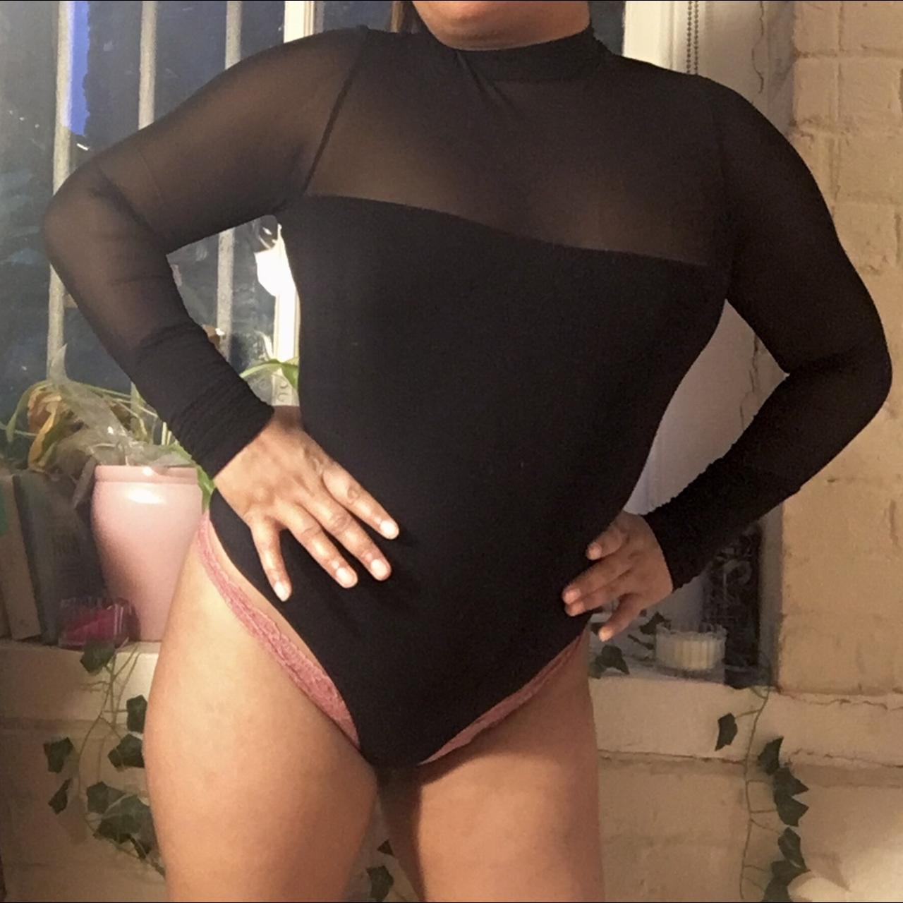 bebe black bodysuit