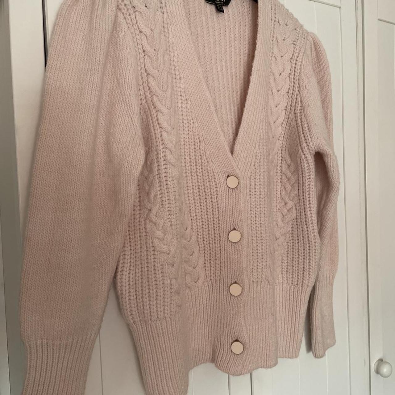 Lipsy pink cable cardigan hotsell