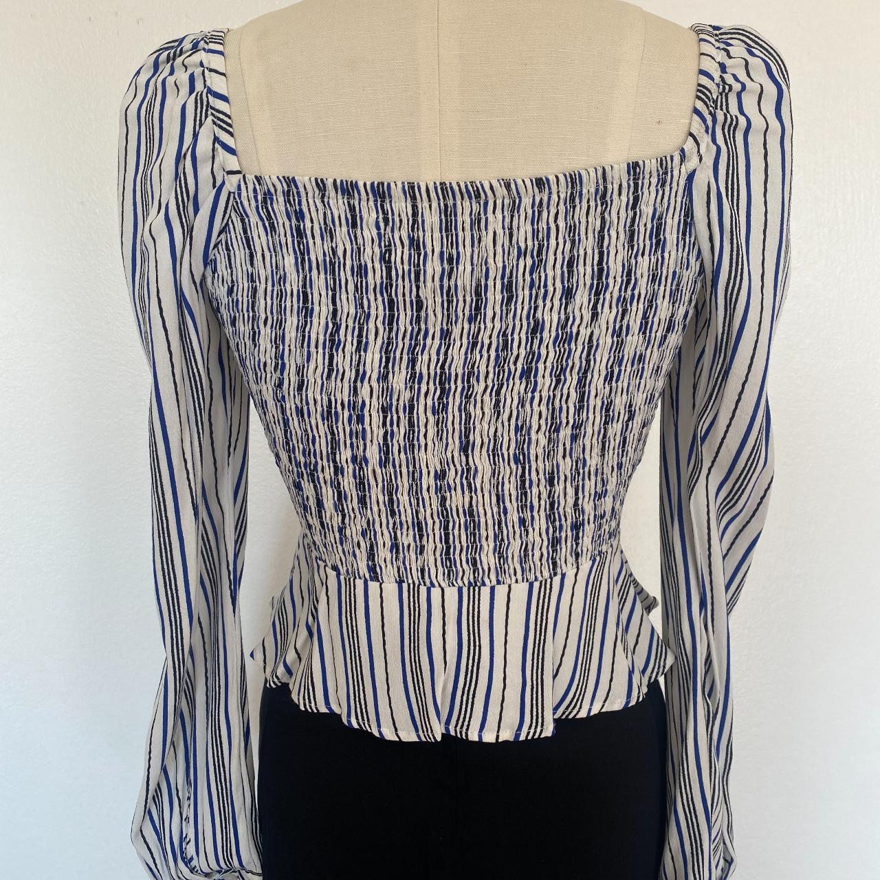 Cleobella Seville Striped Long Sleeve Top hotsell