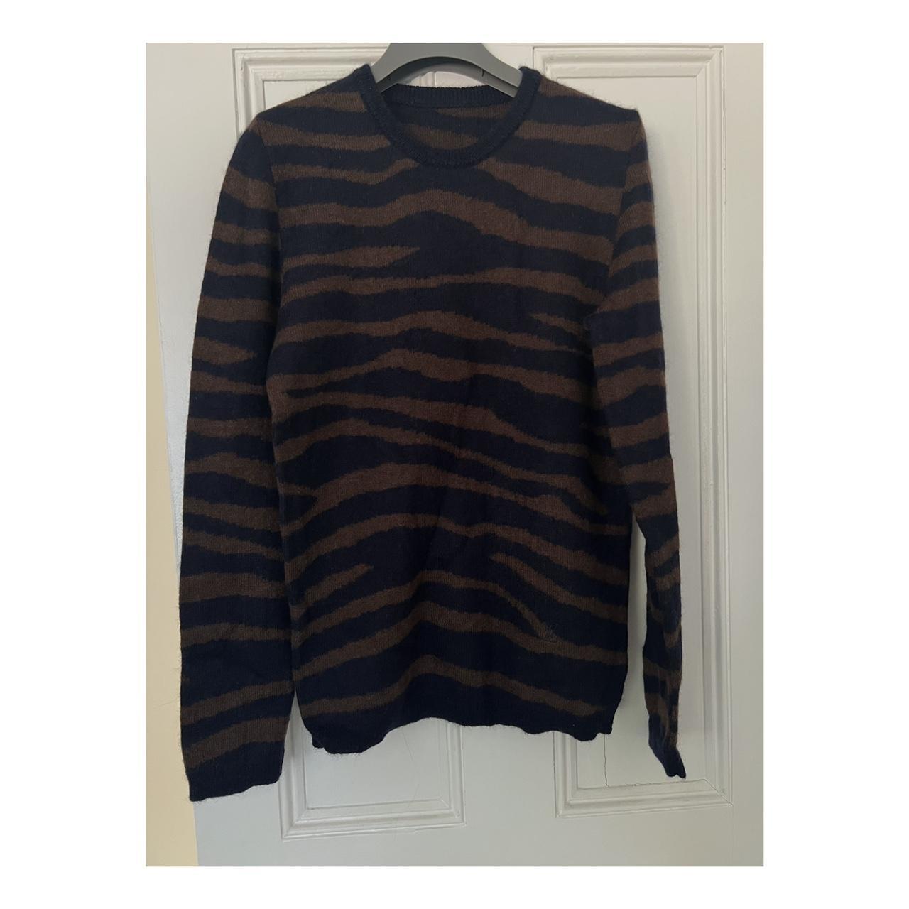 Louis Vuitton Men's Brown and Black Jumper | Depop