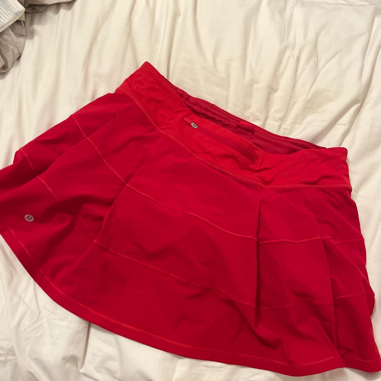 Lululemon Women's Red Skirt | Depop