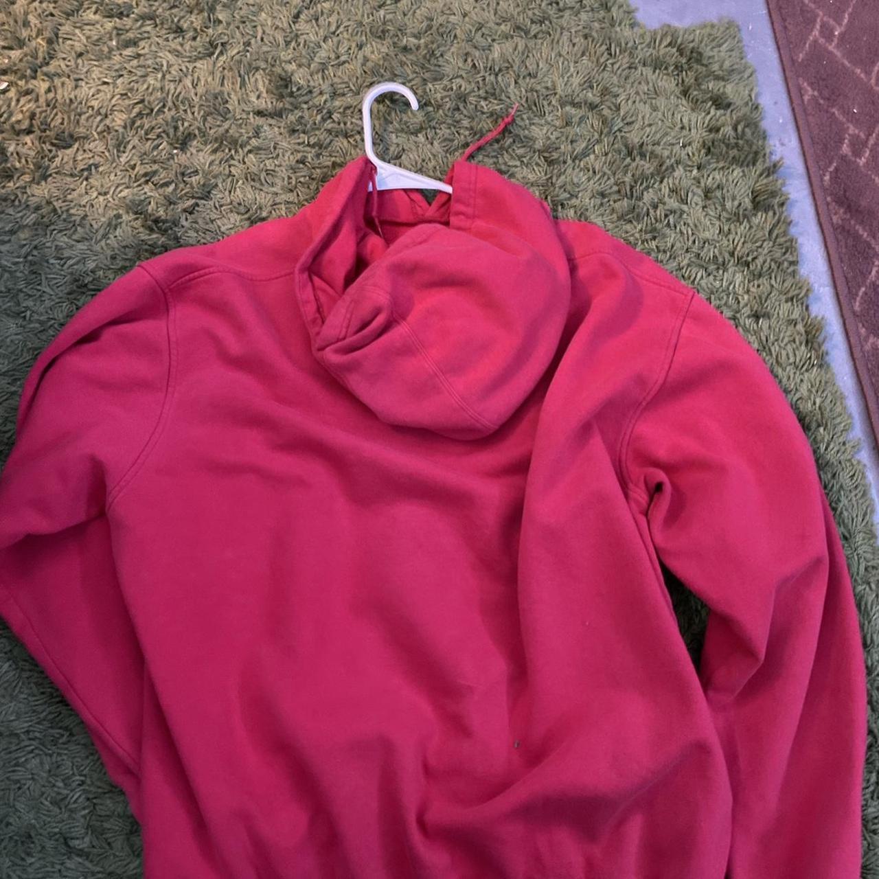 Red Nike hoodie size XL. Vintage red Nike... - Depop