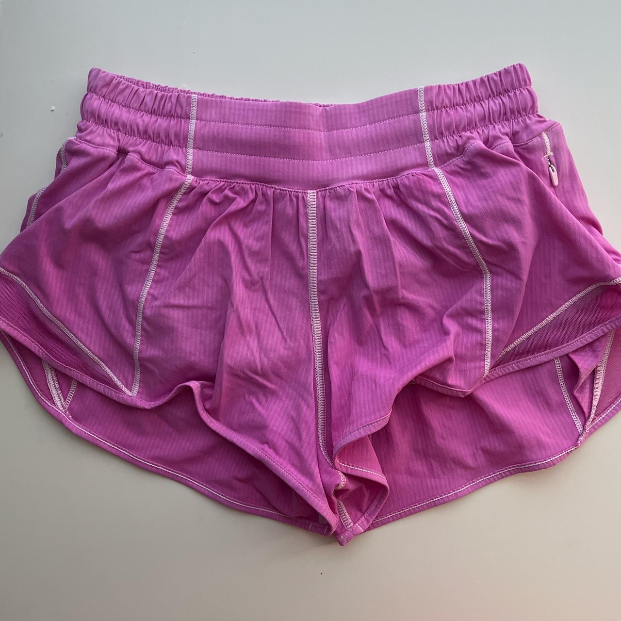 lululemon shorts dyed with pink RIT dye only worn a... Depop