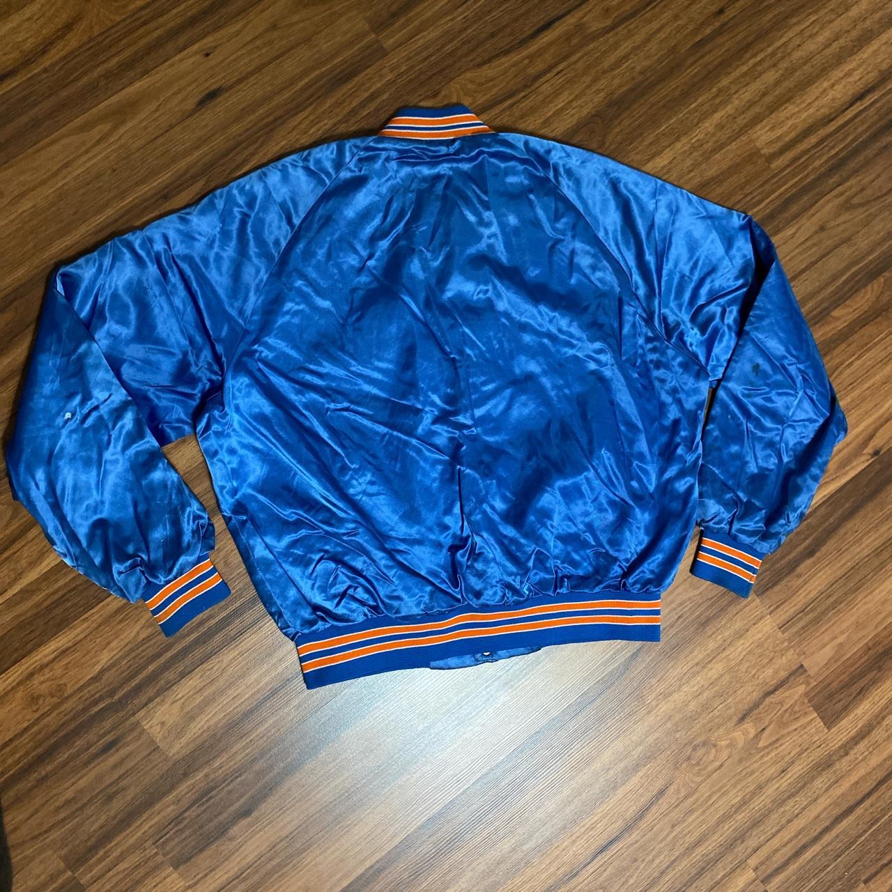 NFL Denver Broncos Leather Jacket Distressed and - Depop