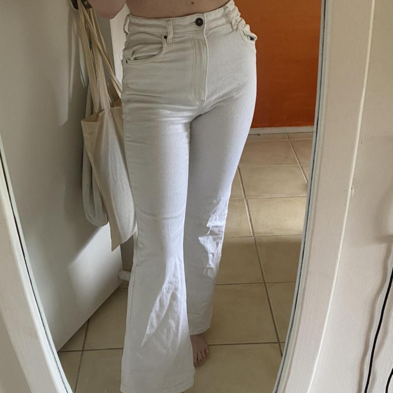 Women's White Jeans | Depop