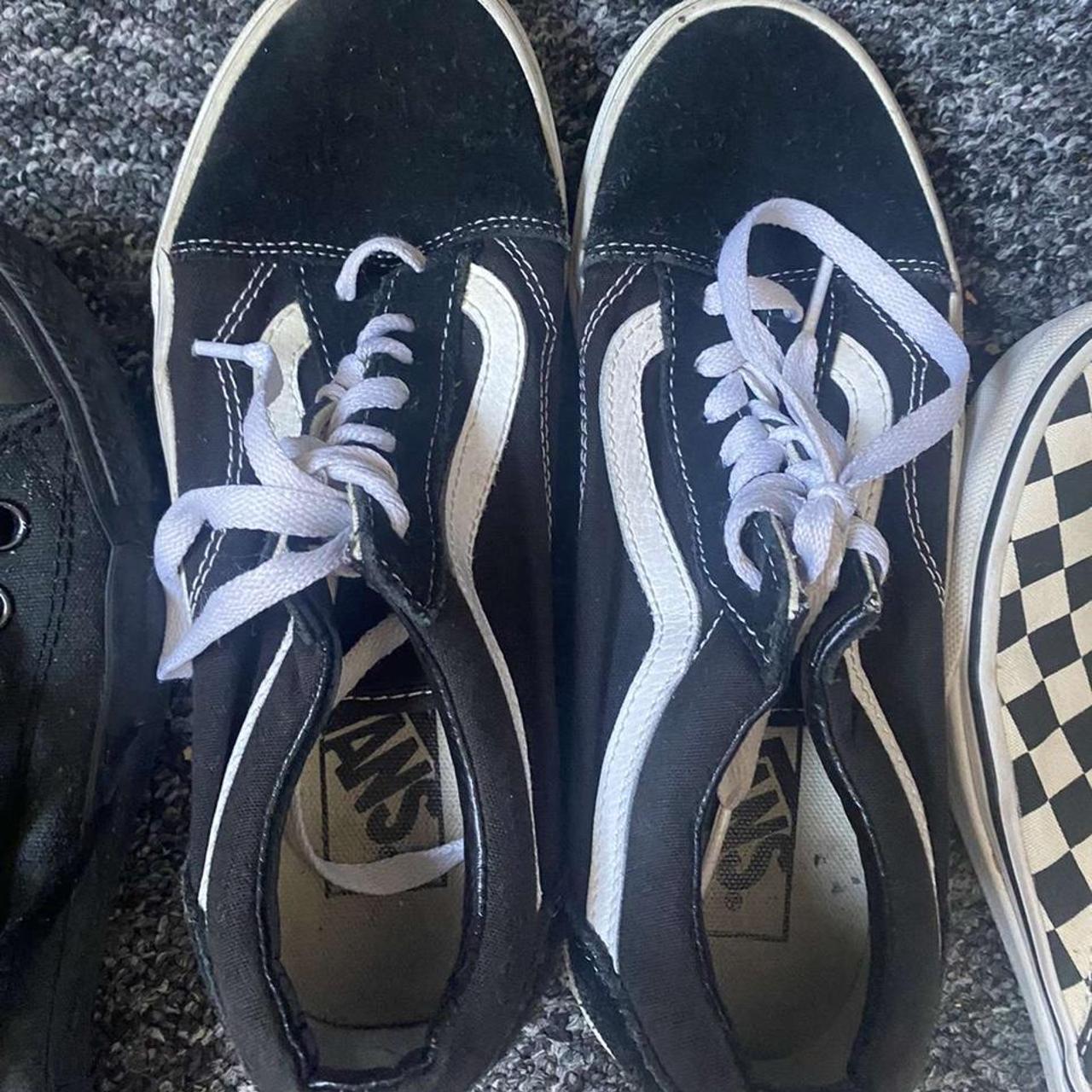 Black vans deals size 5