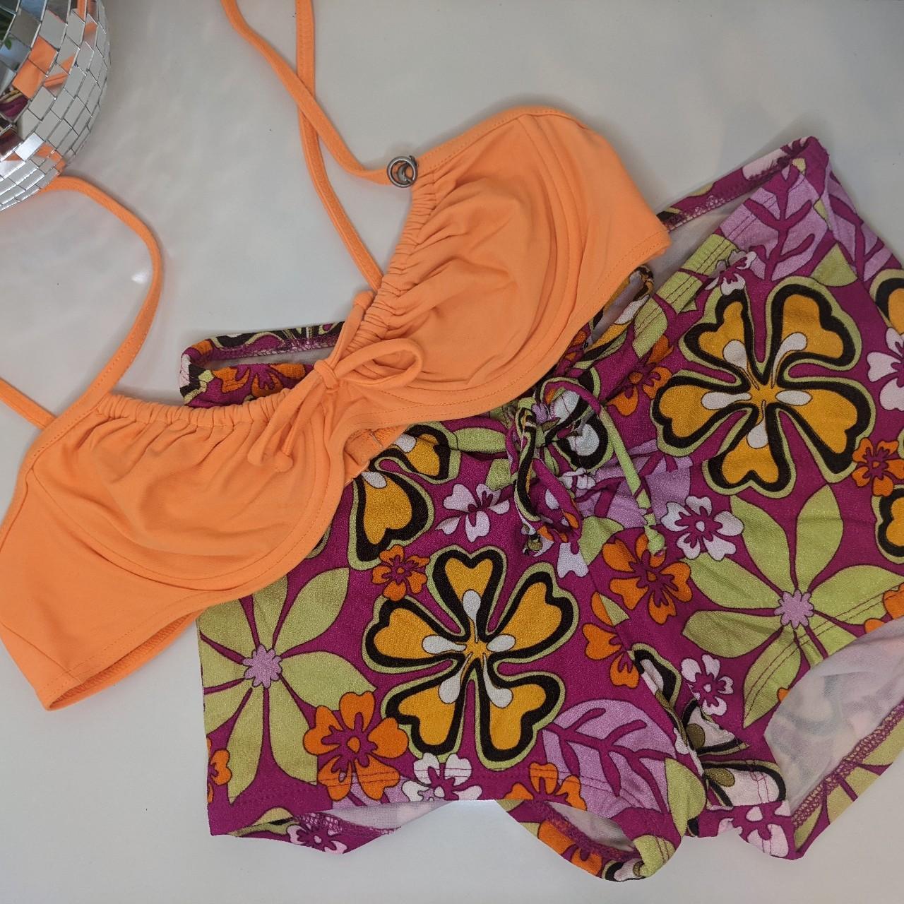 Body Glove Women S Orange And Pink Depop