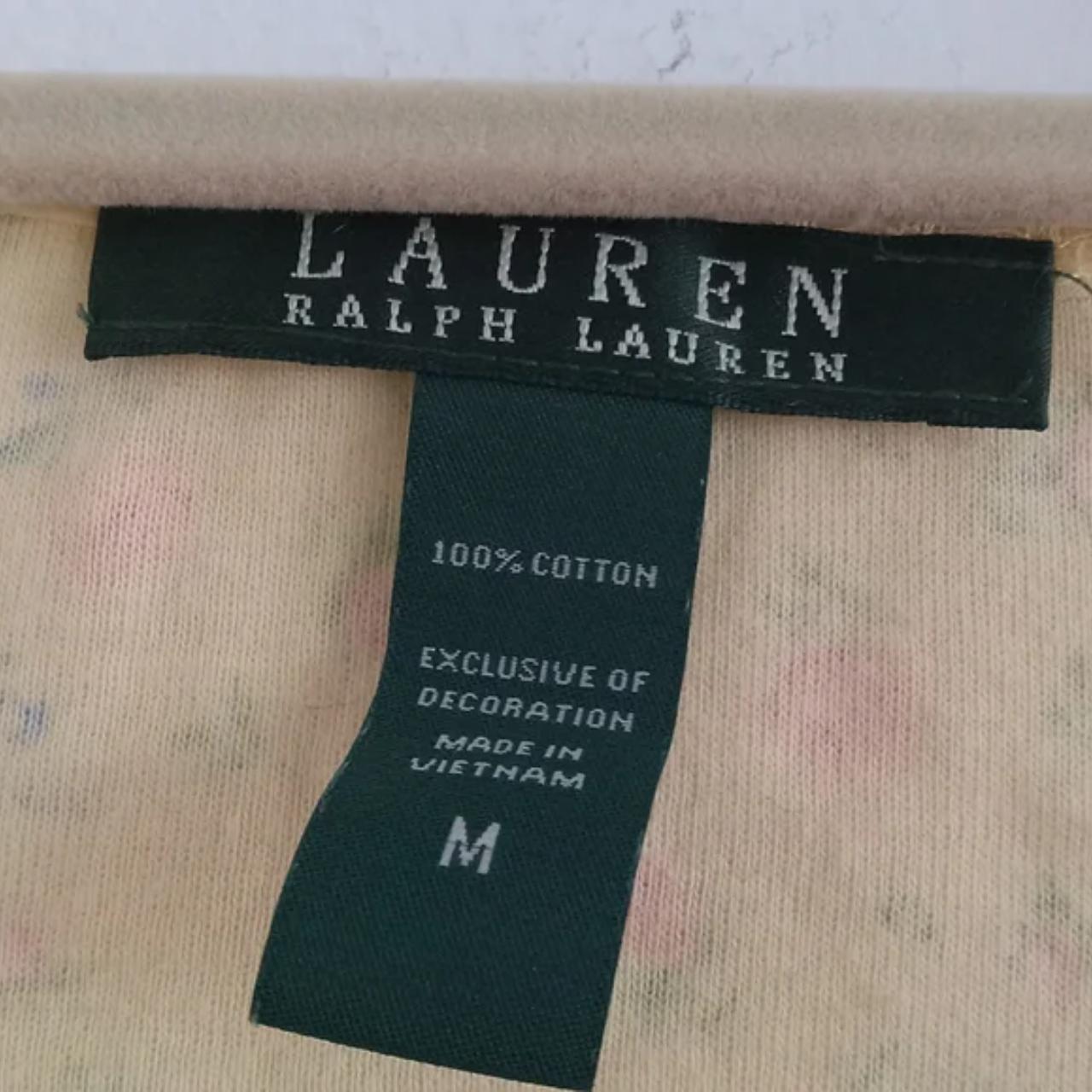 Ralph Lauren Women's Yellow T-shirt | Depop