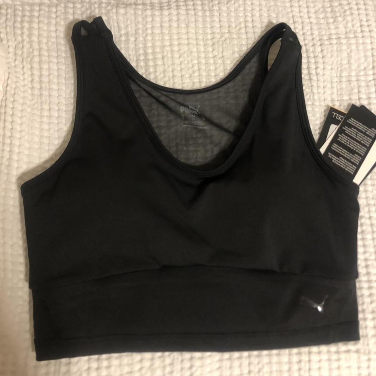 Puma work out crop top. Too big for me. sportswear... Depop