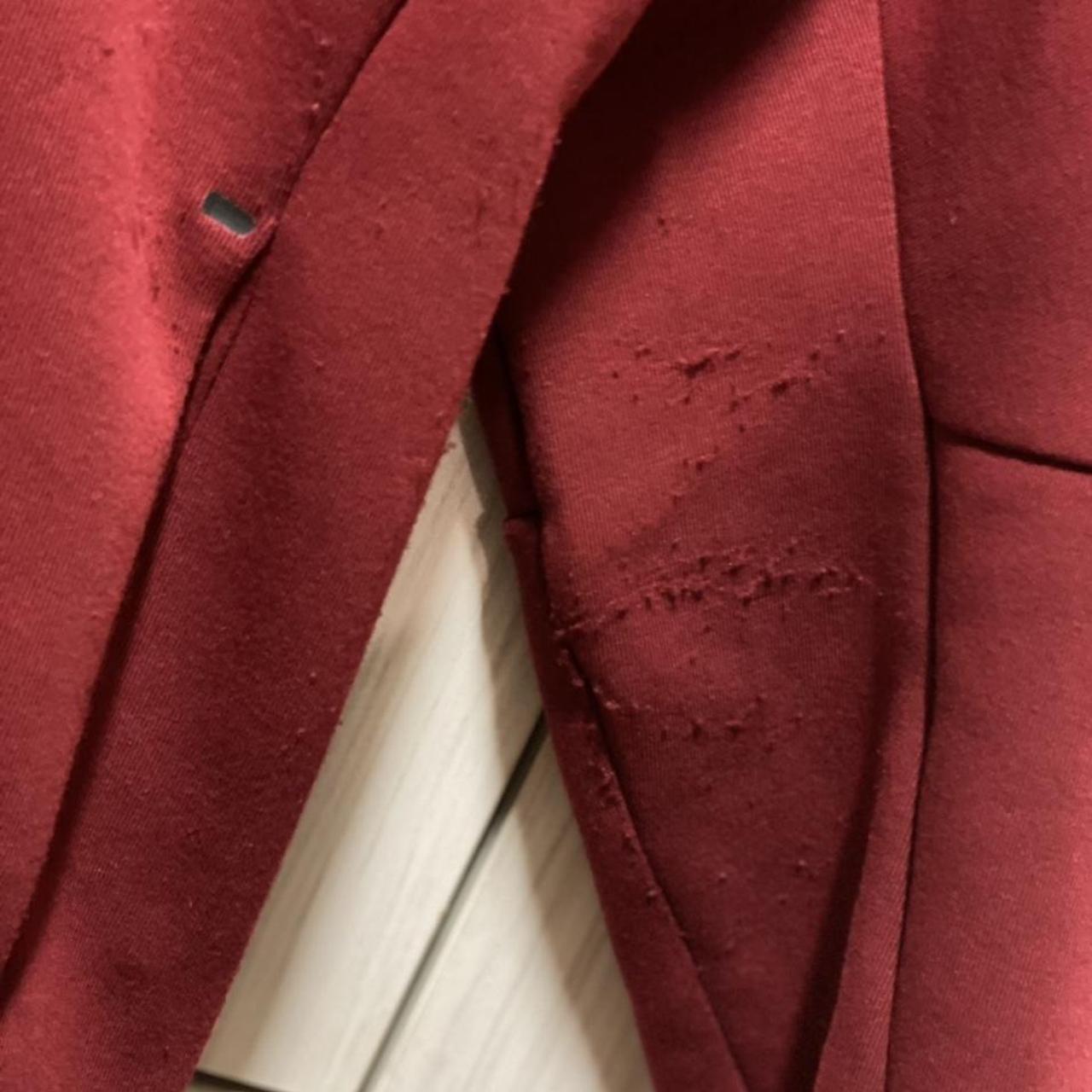 mens red tech fleece