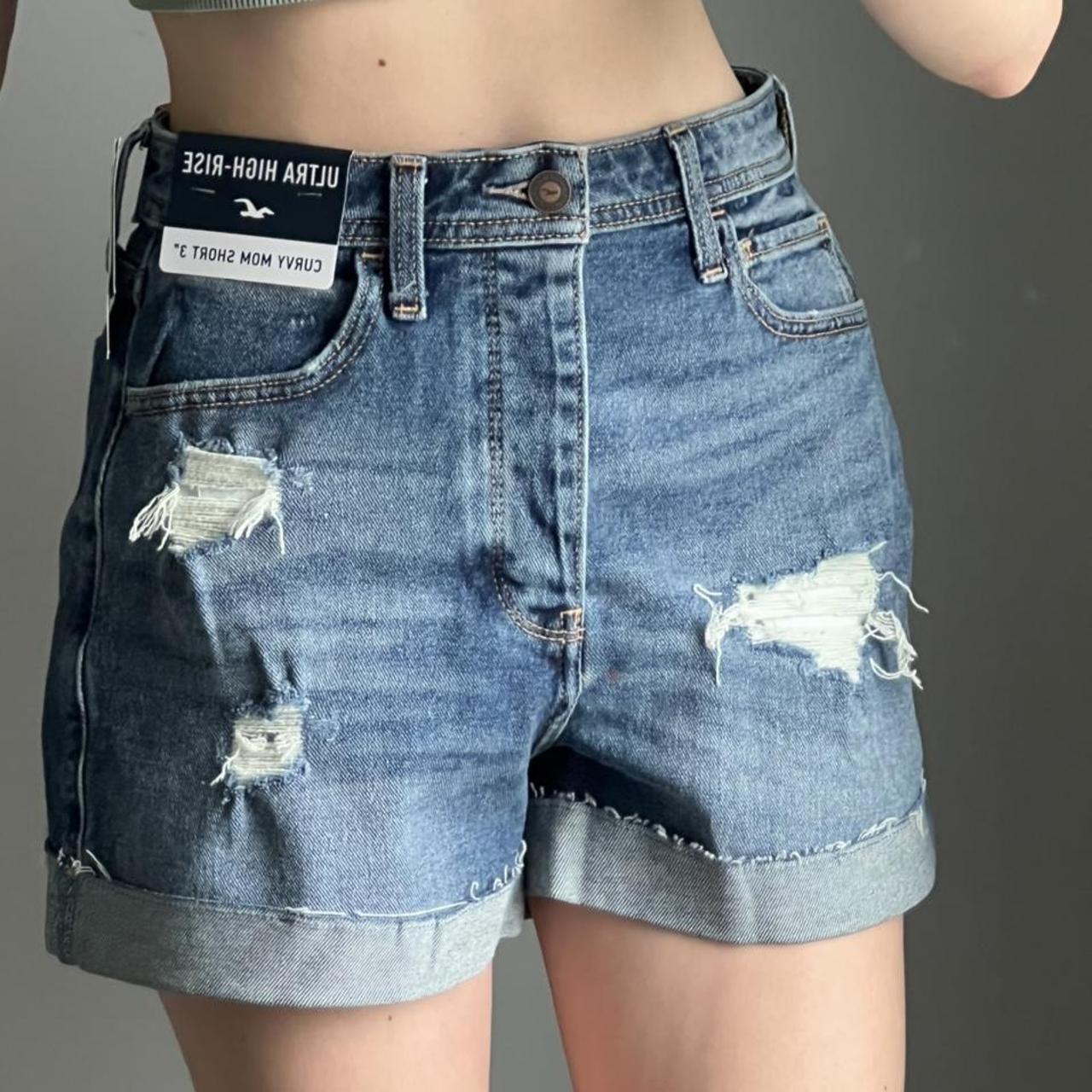 Hollister Co. Women's Blue Shorts | Depop