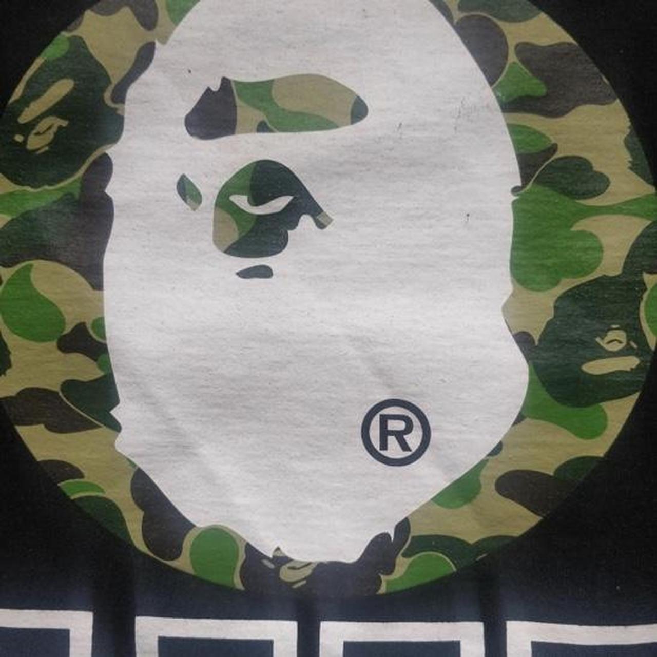 Bape 'Ape shall never kill ape' Camo T-shirt Size:... - Depop