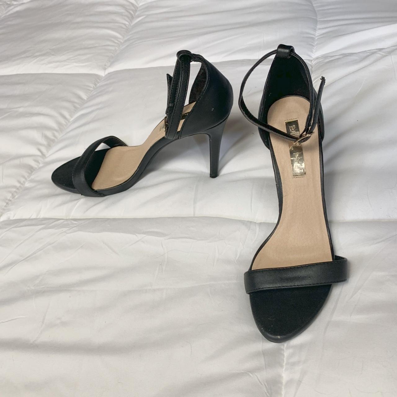 Billini black nolan sandal heels A few tiny scuffs... - Depop