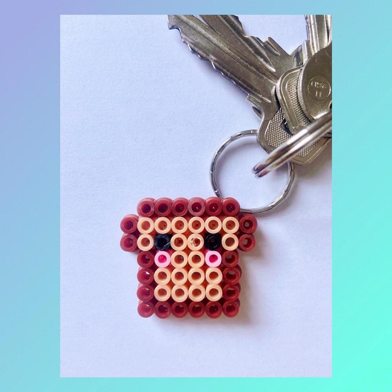 Cute toast Hama bead design! Can be made into a