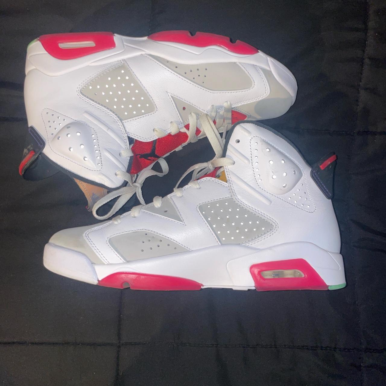 jordan 6 retro hare on feet