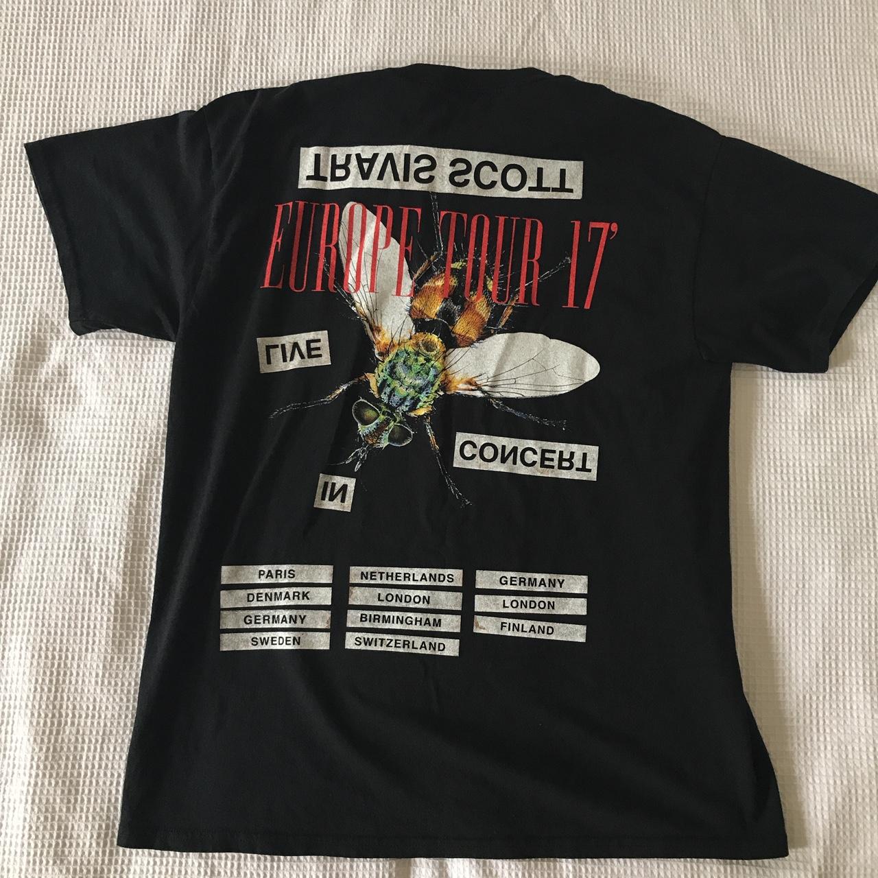 travis scott europe tour 2017 t shirt