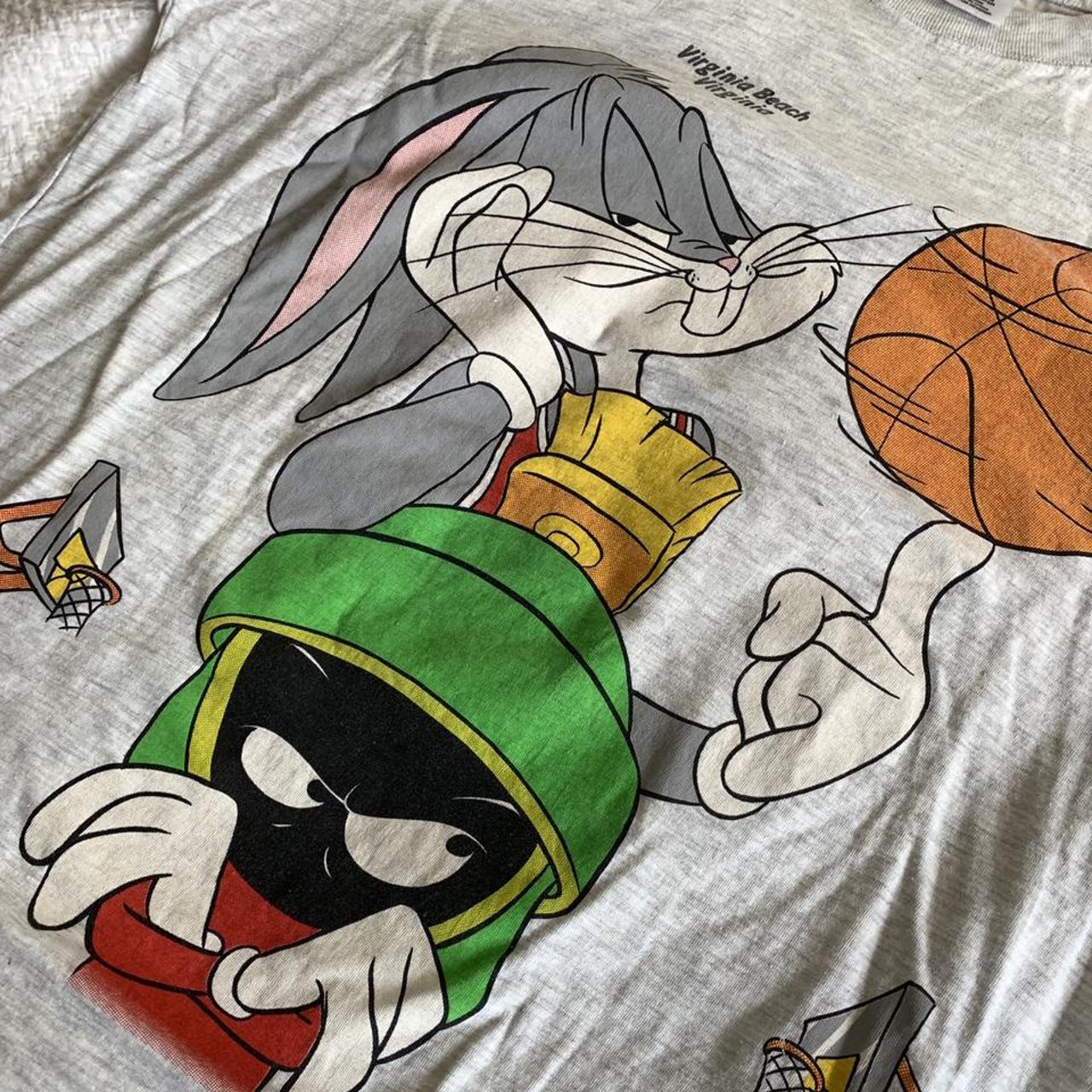 1993 Vintage Bugs Bunny Basketball tee V... - Depop