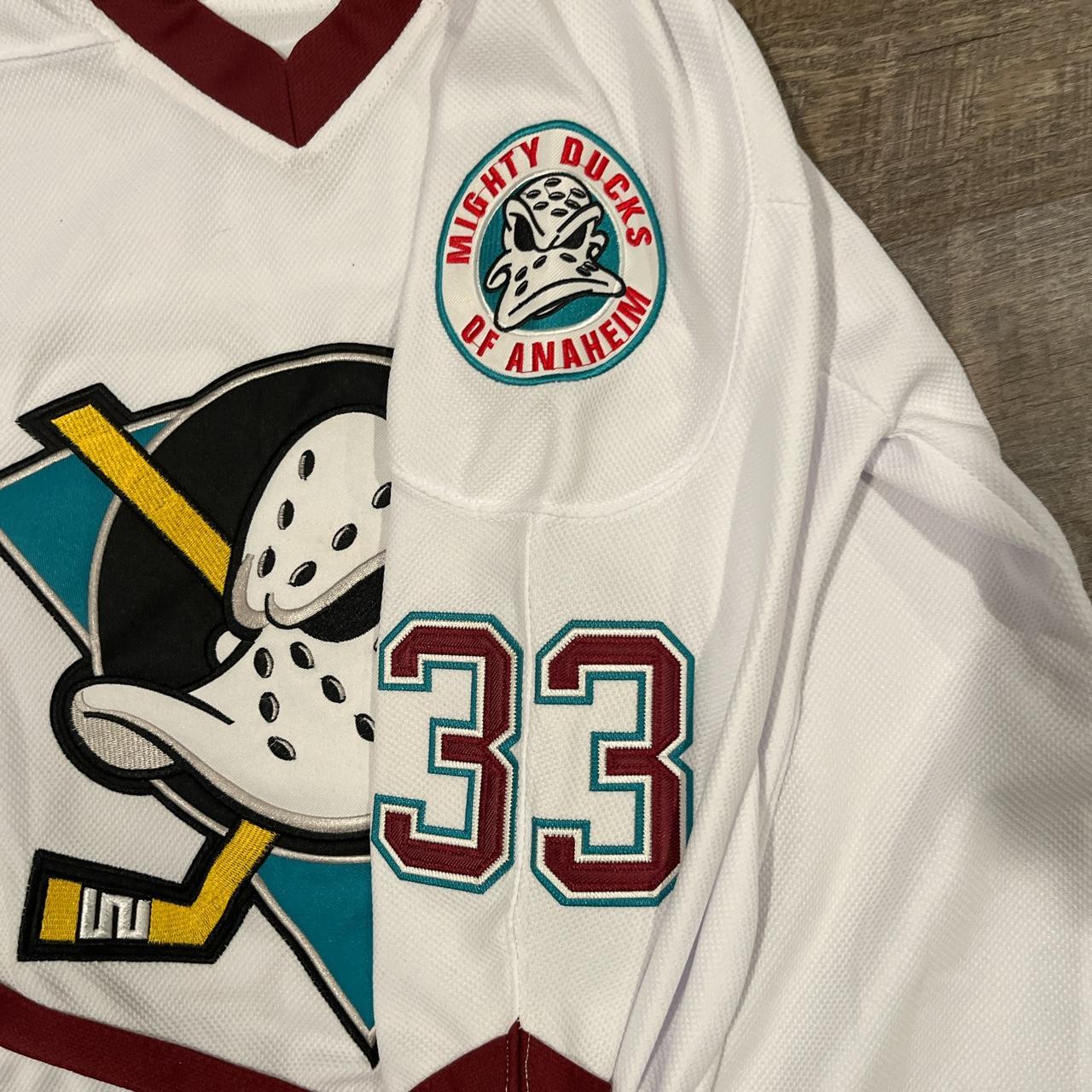 Mighty Ducks Hockey Jersey #33 Goldberg - Depop