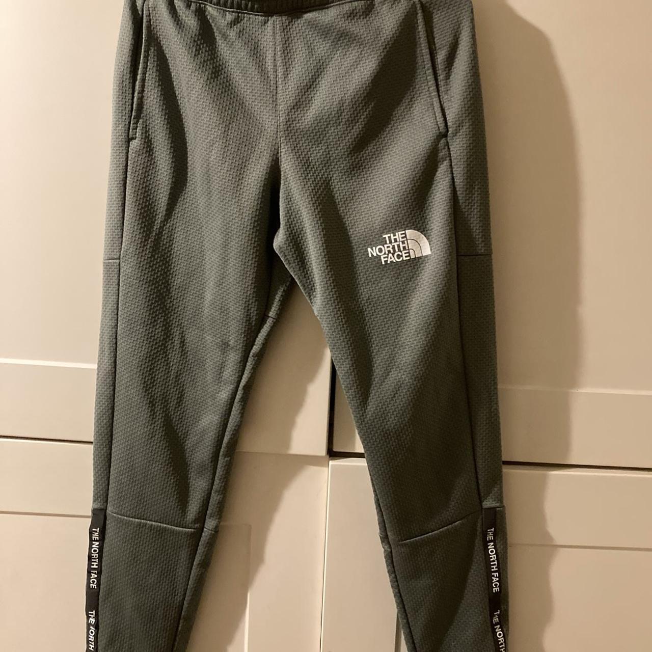 The North Face Men's Khaki and Green Joggers-tracksuits | Depop