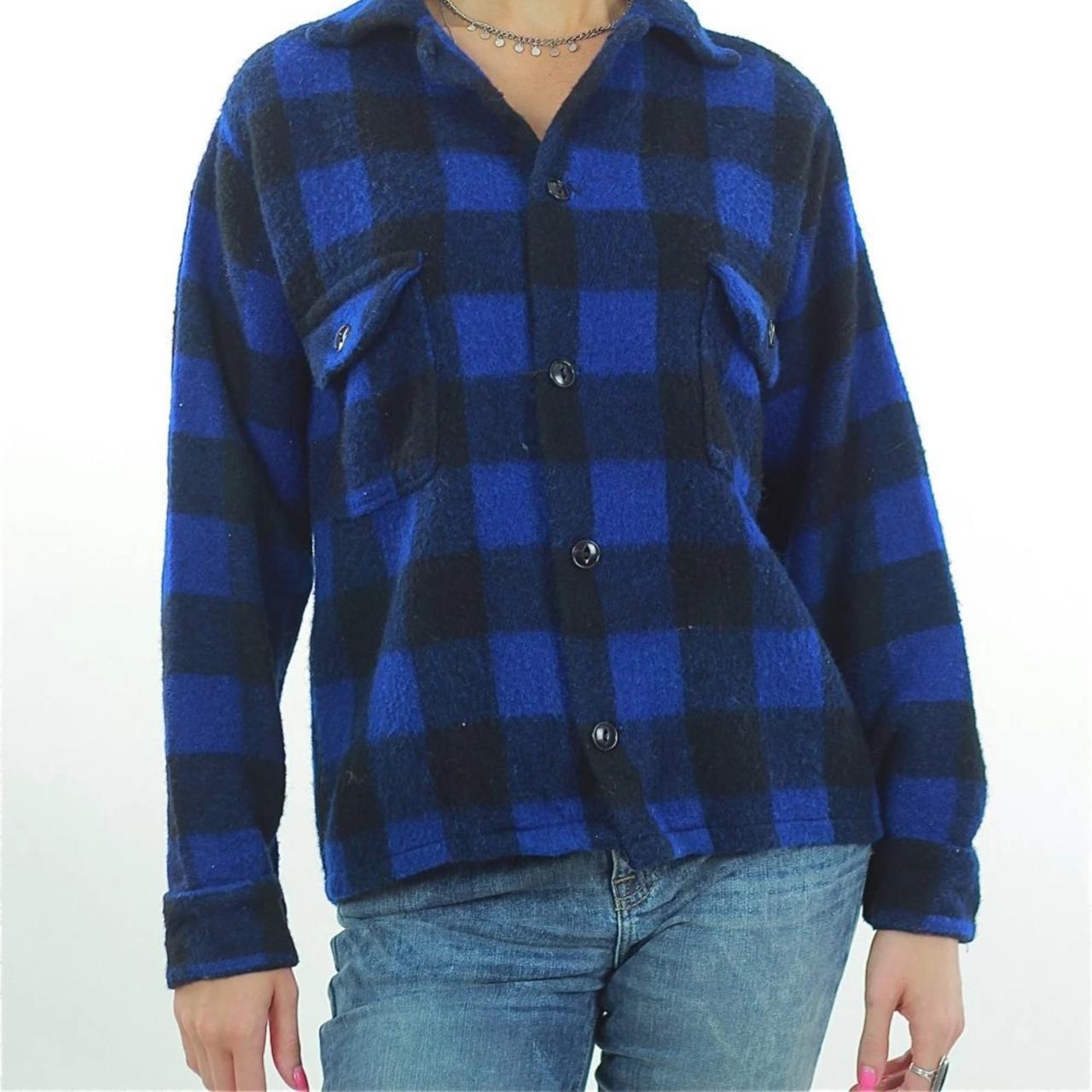 Blue hot sale lumberjack jacket