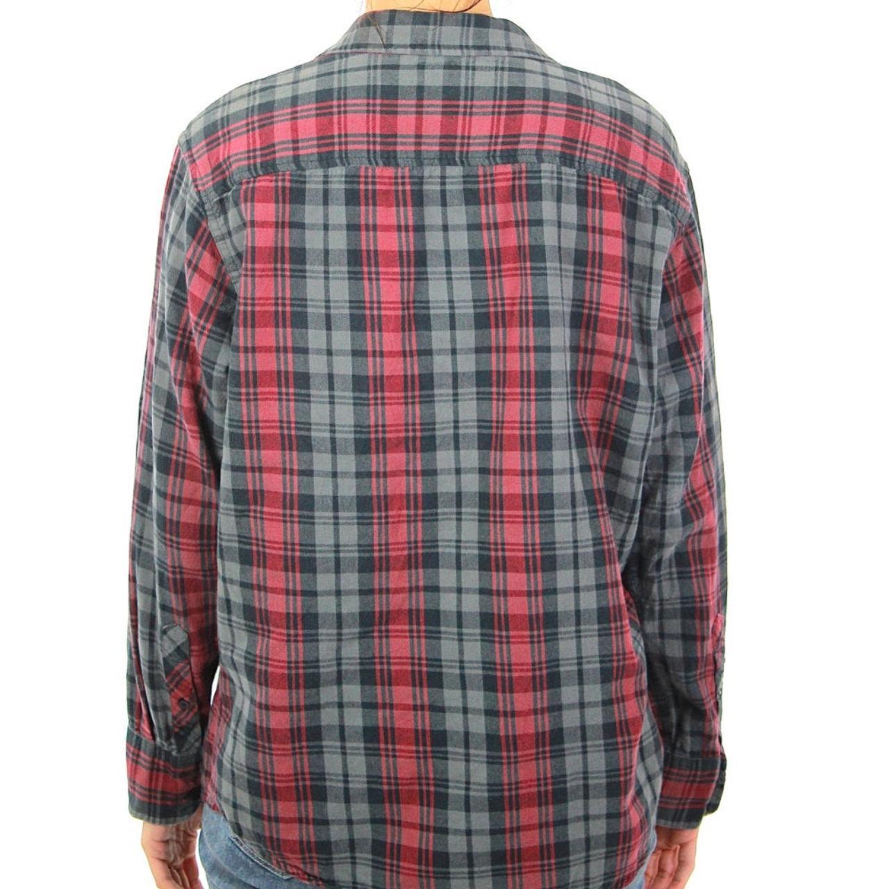 Hawke & Co. Women's Burgundy and Black Shirt (3)
