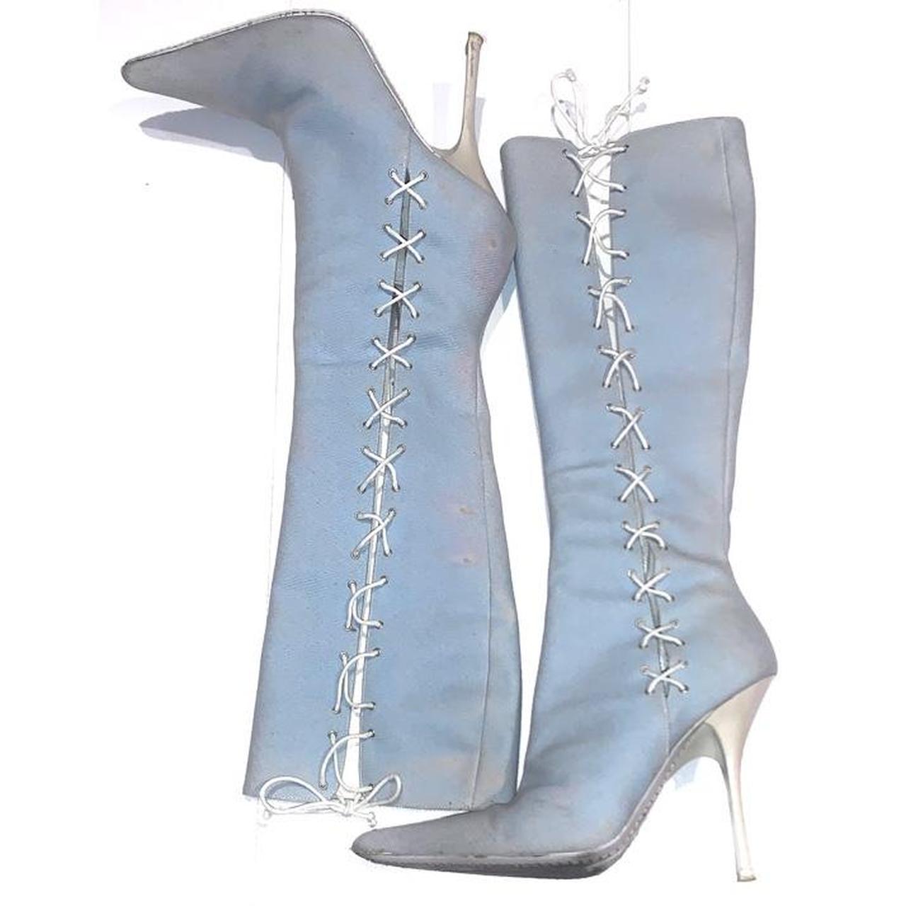NEWALRIN ♥ Hippie vintage damage Boots cut Denim Vintage NOS Made in the USA Boot Cut Levis 517 W32 L34