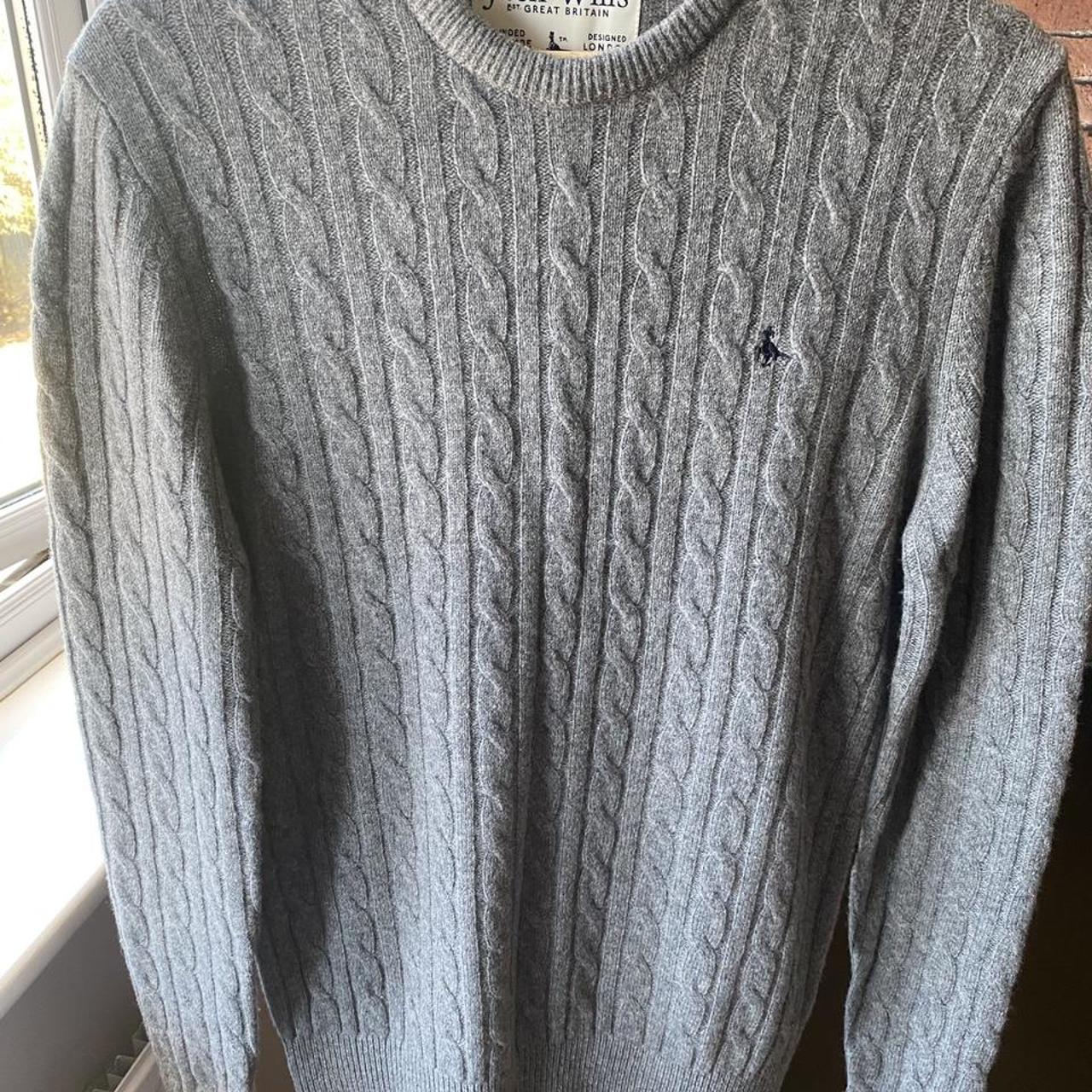 Jack Wills Men's Grey Jumper Depop