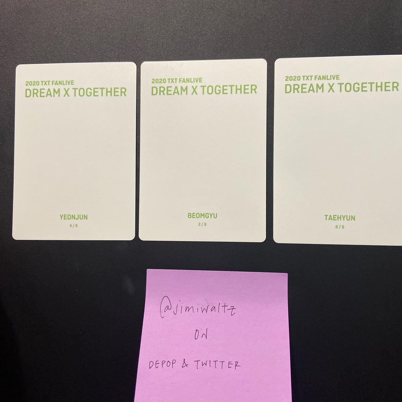 TXT 2020 FANLIVE DREAM X TOGETHER キーリング - メルカリ