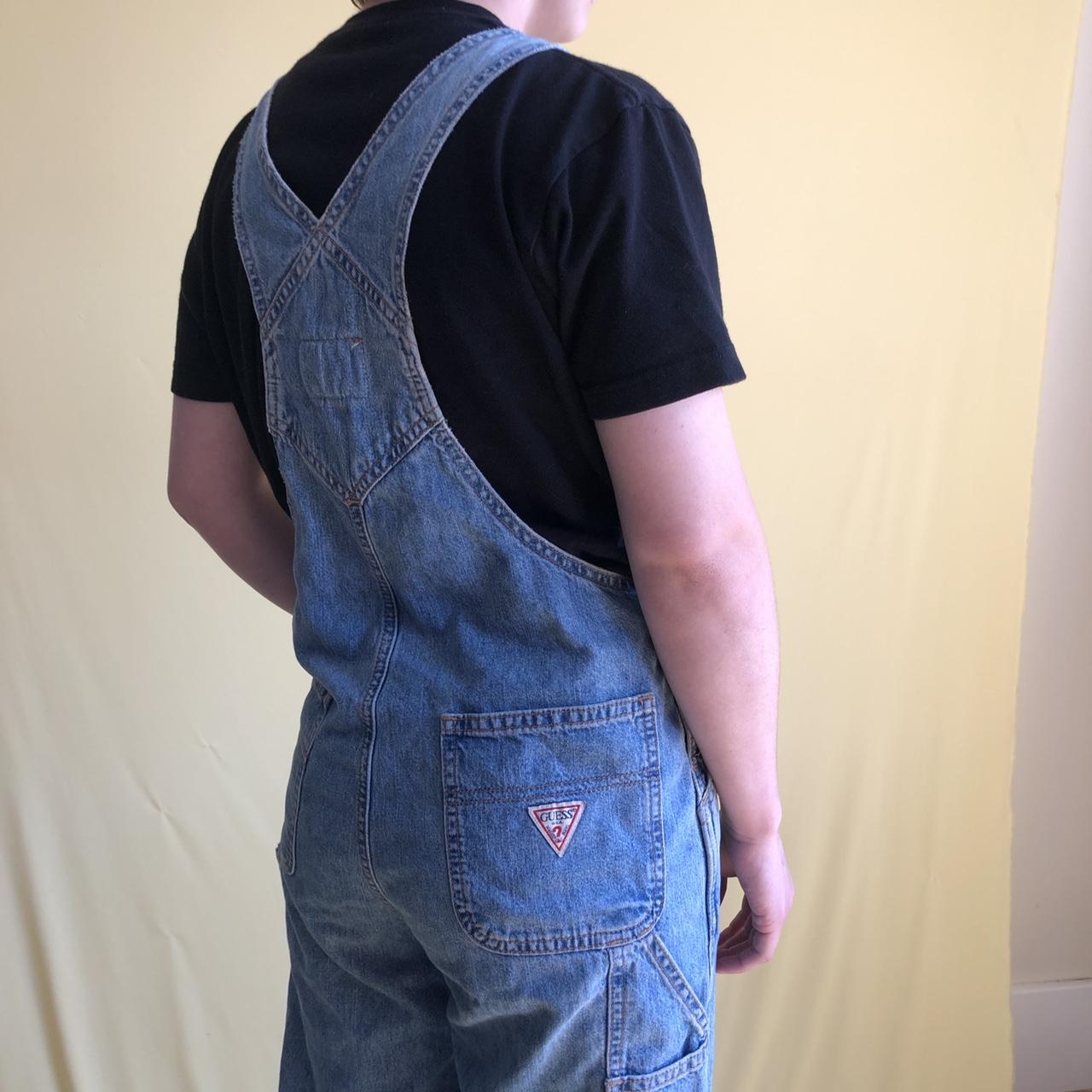 super cute and rare vintage guess xs overalls!... Depop