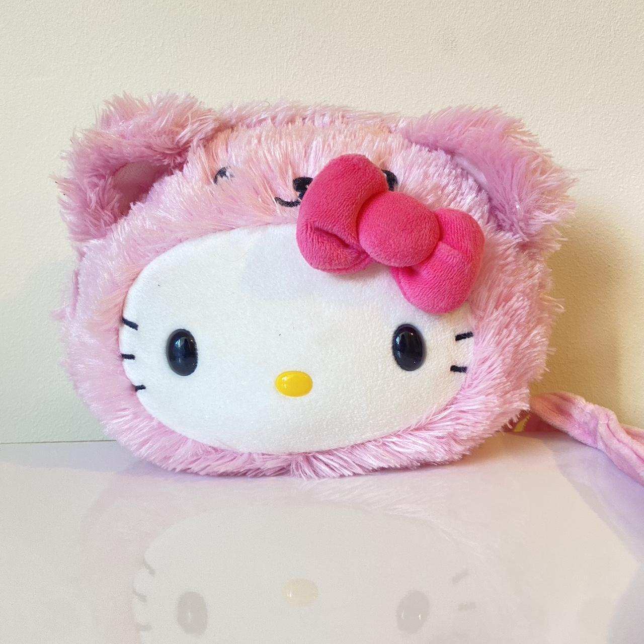 💗 RARE Genuine Sanrio Hello Kitty Pink Bear Plush... - Depop