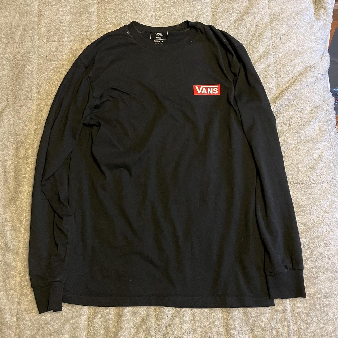 Vans long sleeve black top Free shipping 👍 - Depop