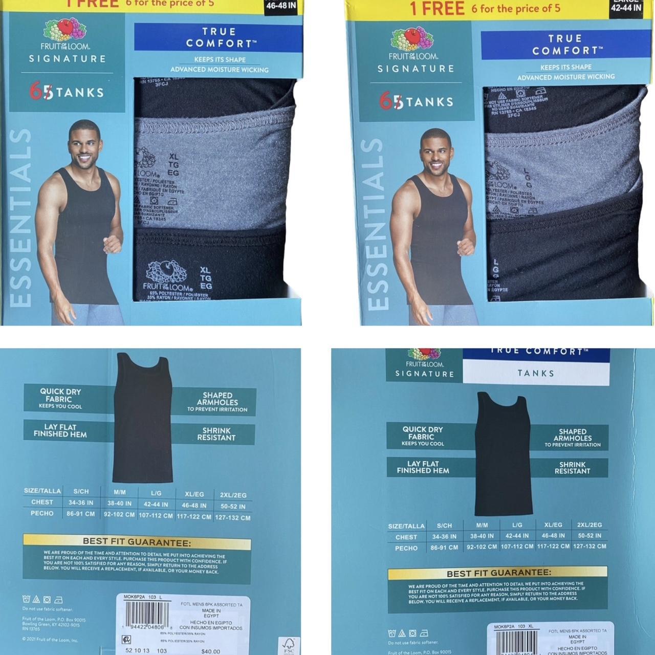 Men's Fruit of the Loom® Essentials 5-Pack Pure... - Depop