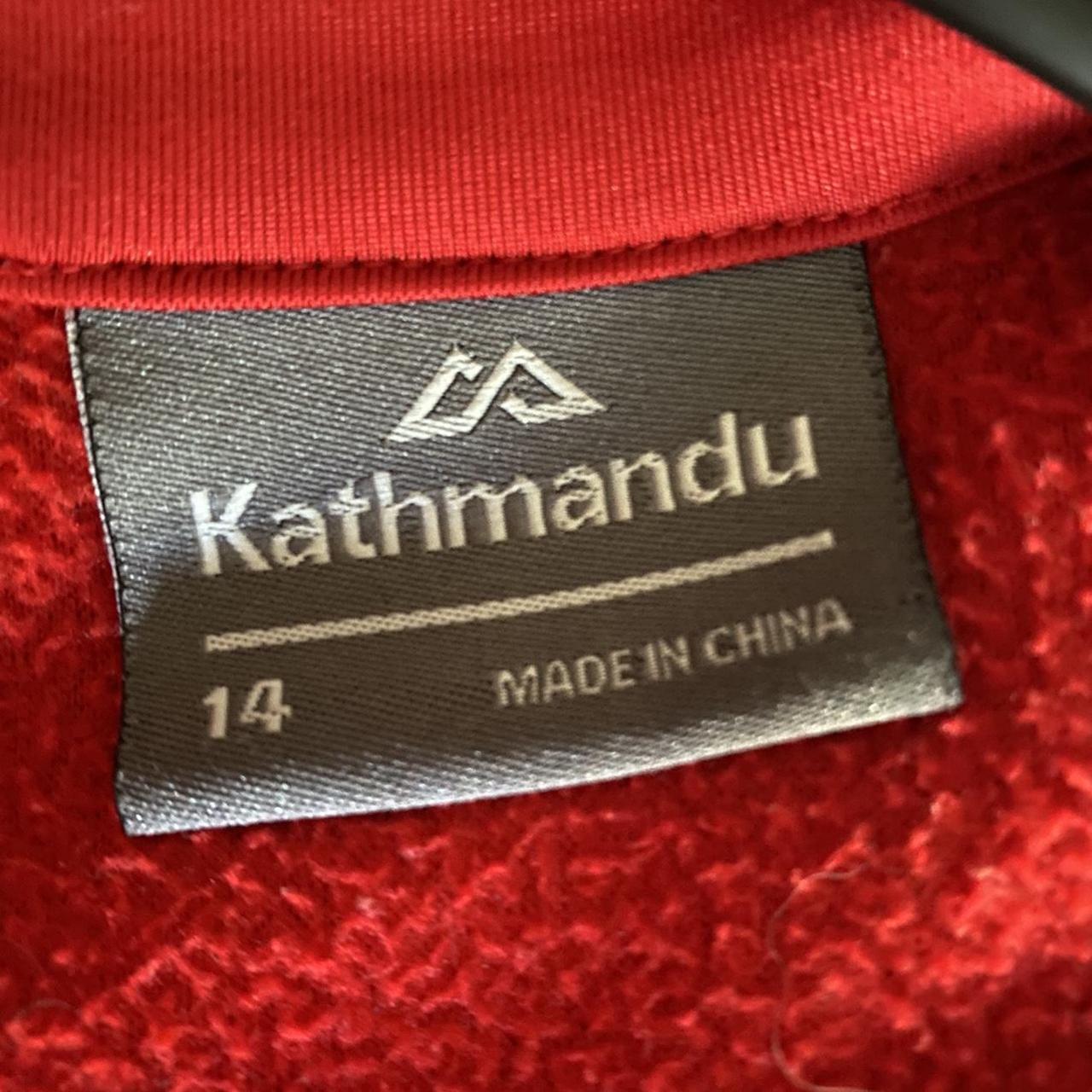 KATHMANDU 1/4 FRONT ZIP COLLARED FLEECE JUMPER /... Depop
