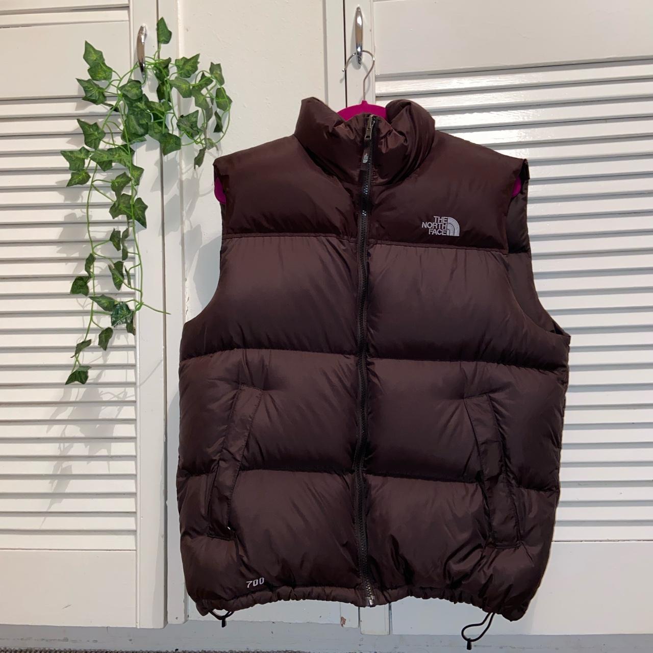 the north face brown body warmer