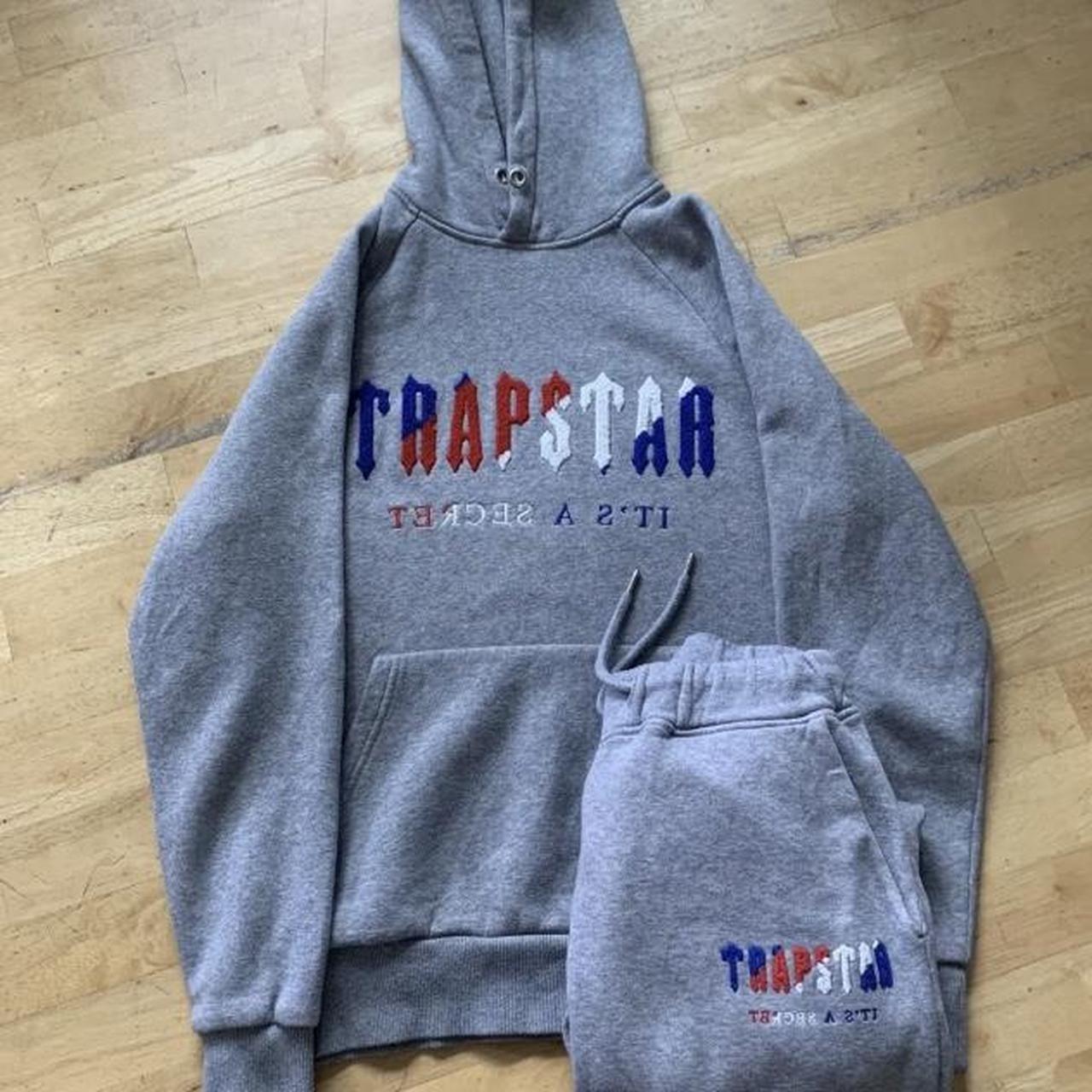 Trapstar Chenille Gray Tracksuit... Depop