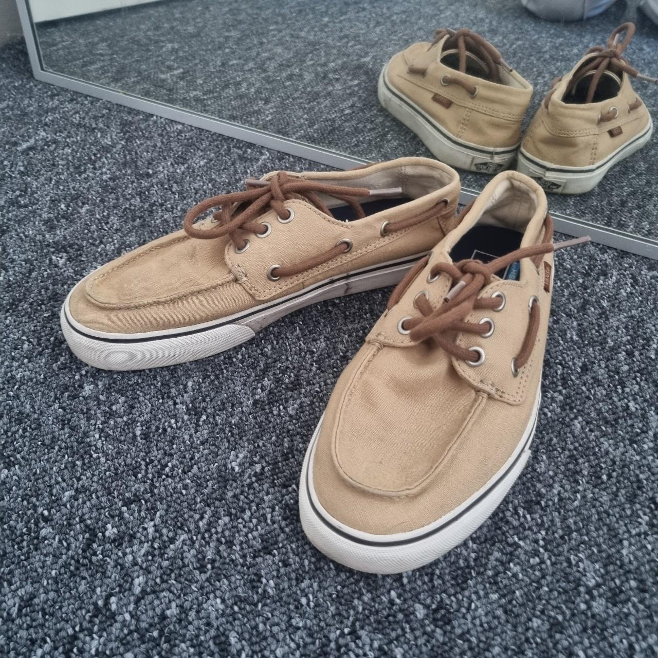 Vans size 5 boat shoes - Really cute comfy shoes,... - Depop