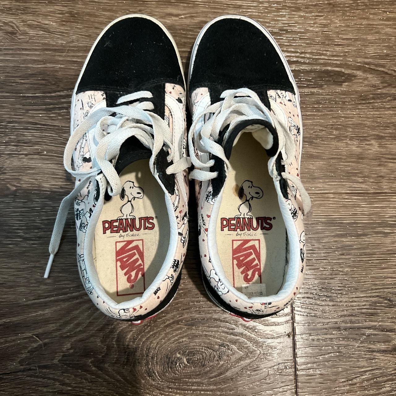 snoopy vans barely worn/good condition womens US... - Depop