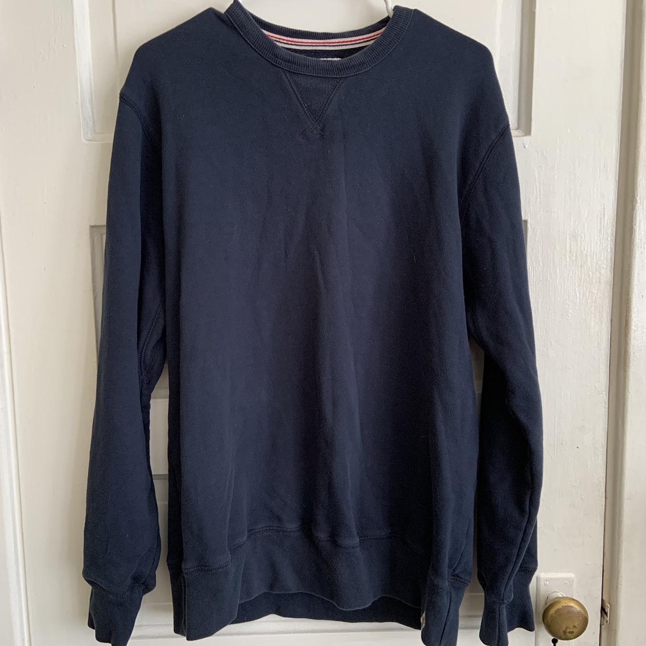 Navy Blue Sweater - Land’s End - Medium #navyblue... - Depop