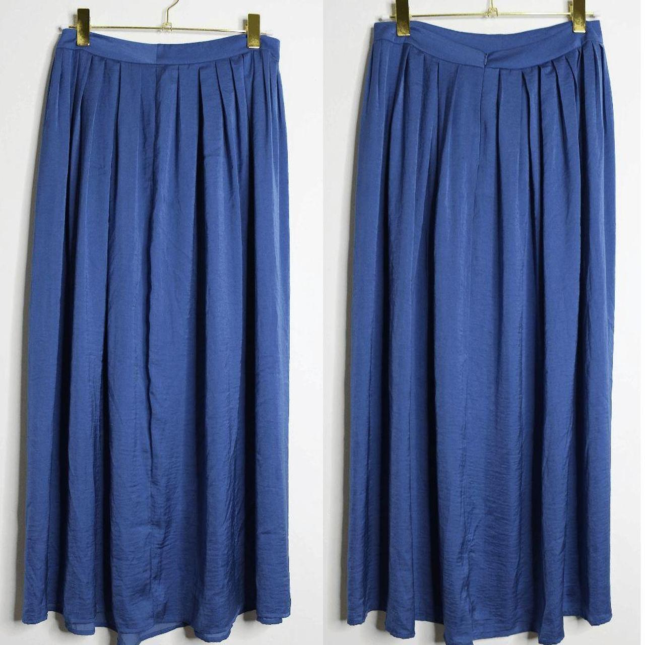 Chico's Women's Blue Skirt | Depop