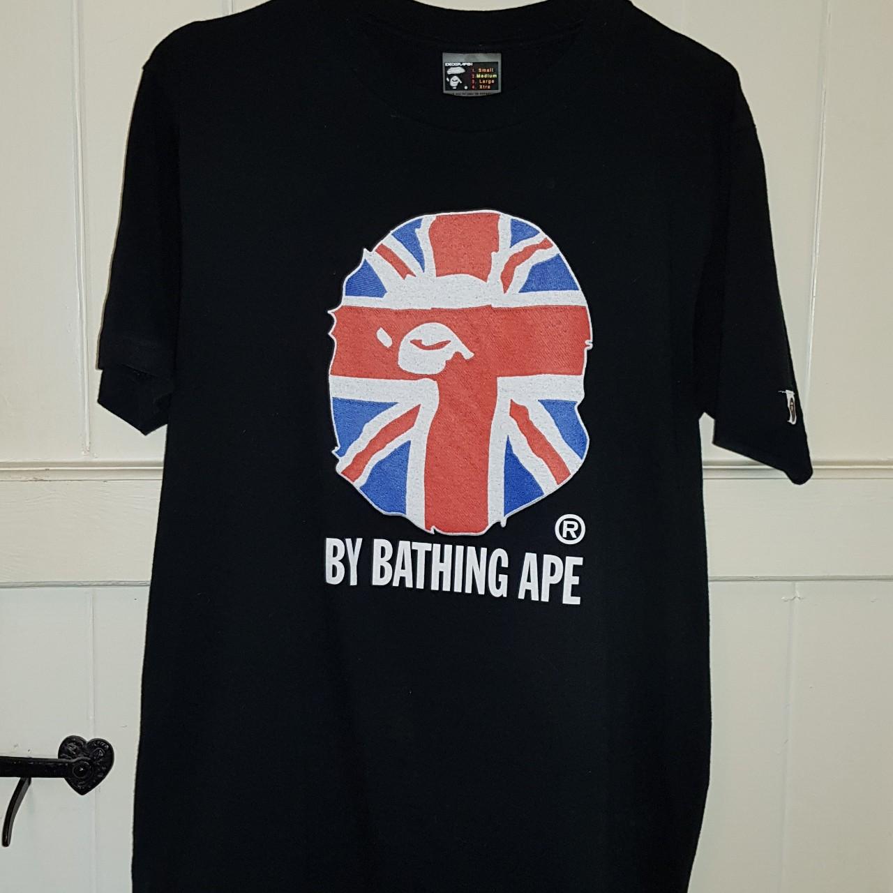 bape union jack tee