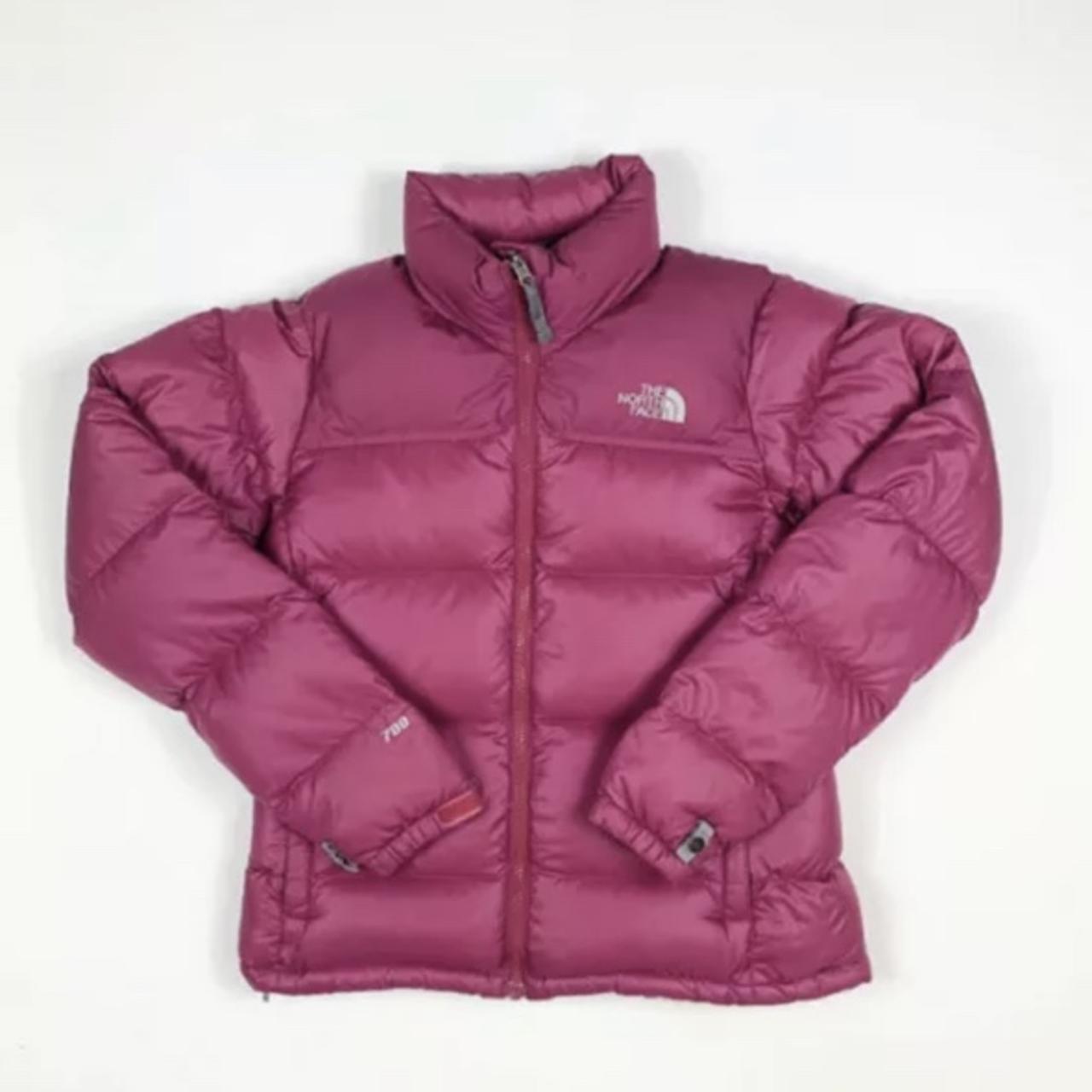 North Face 700 pink puffer Jacket Women’s XS Had... - Depop