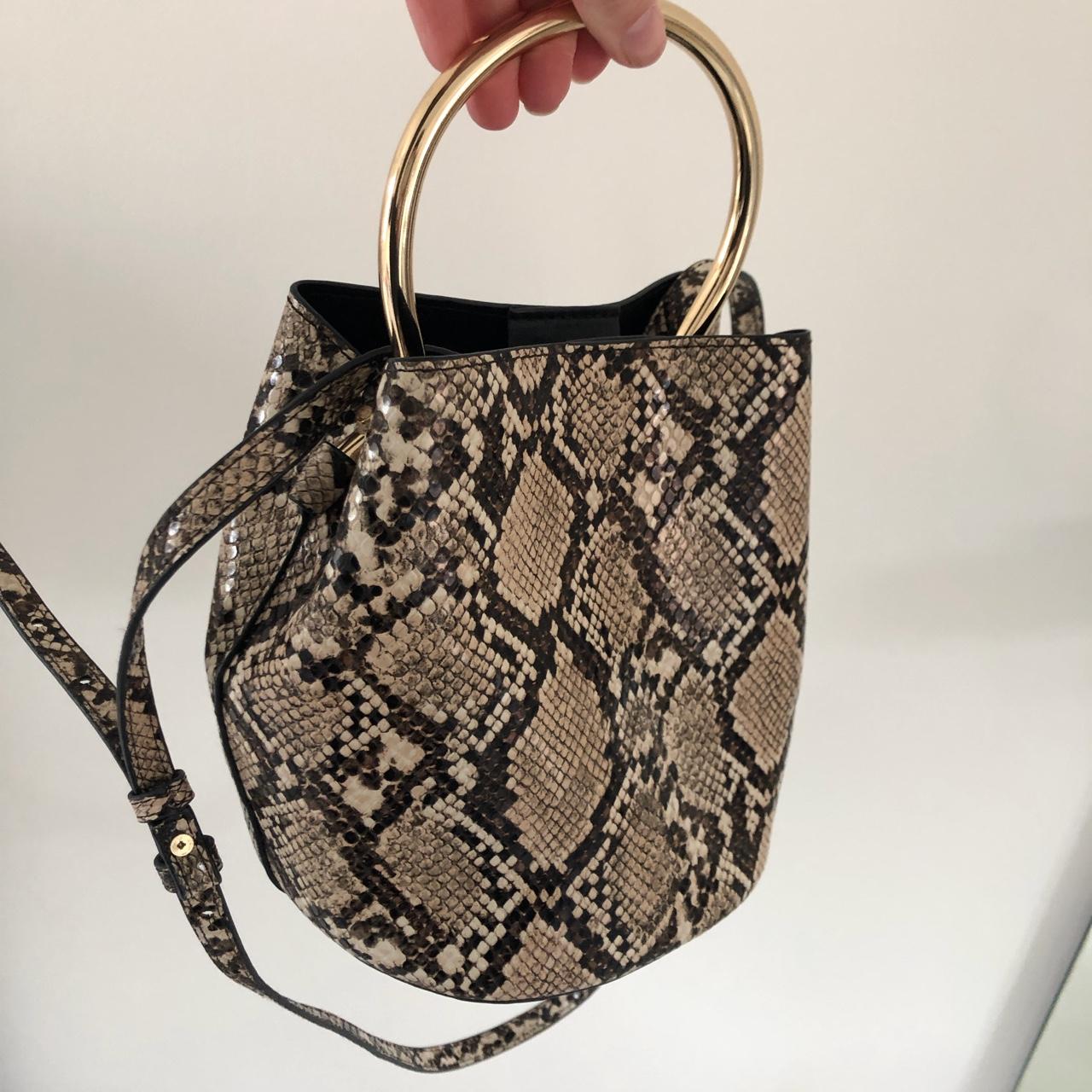 Snakeskin on sale bag mango