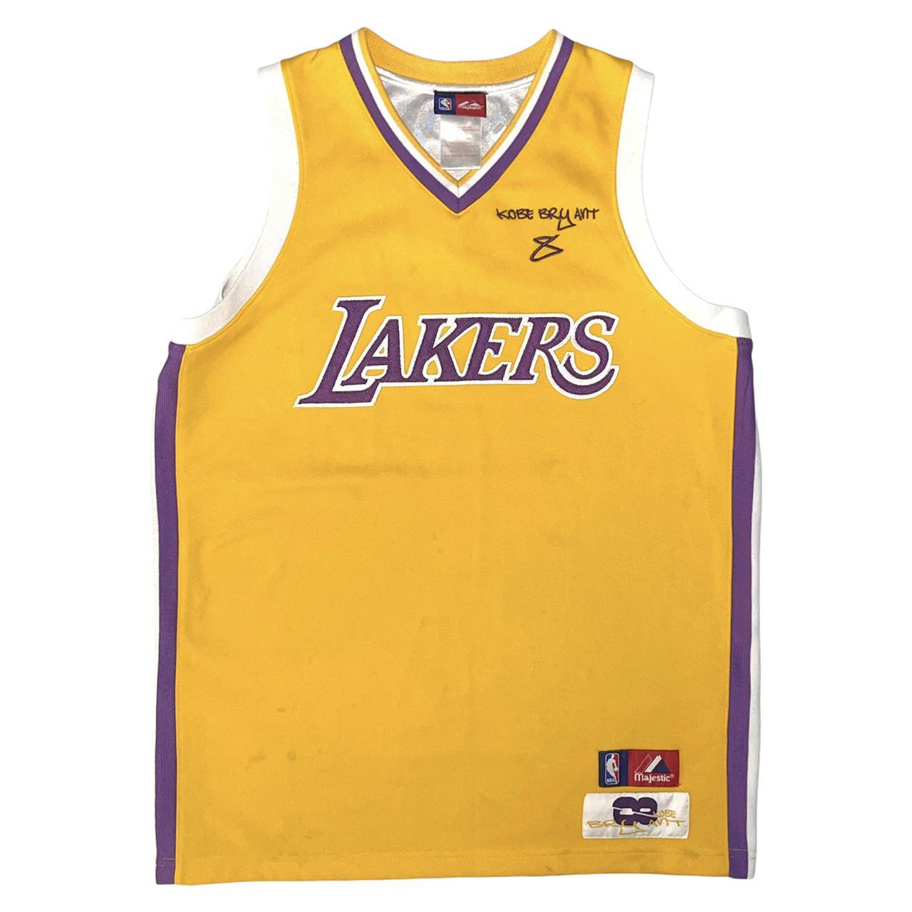 Vintage Kobe Bryant 8 Los Angeles Lakers Majestic - Depop