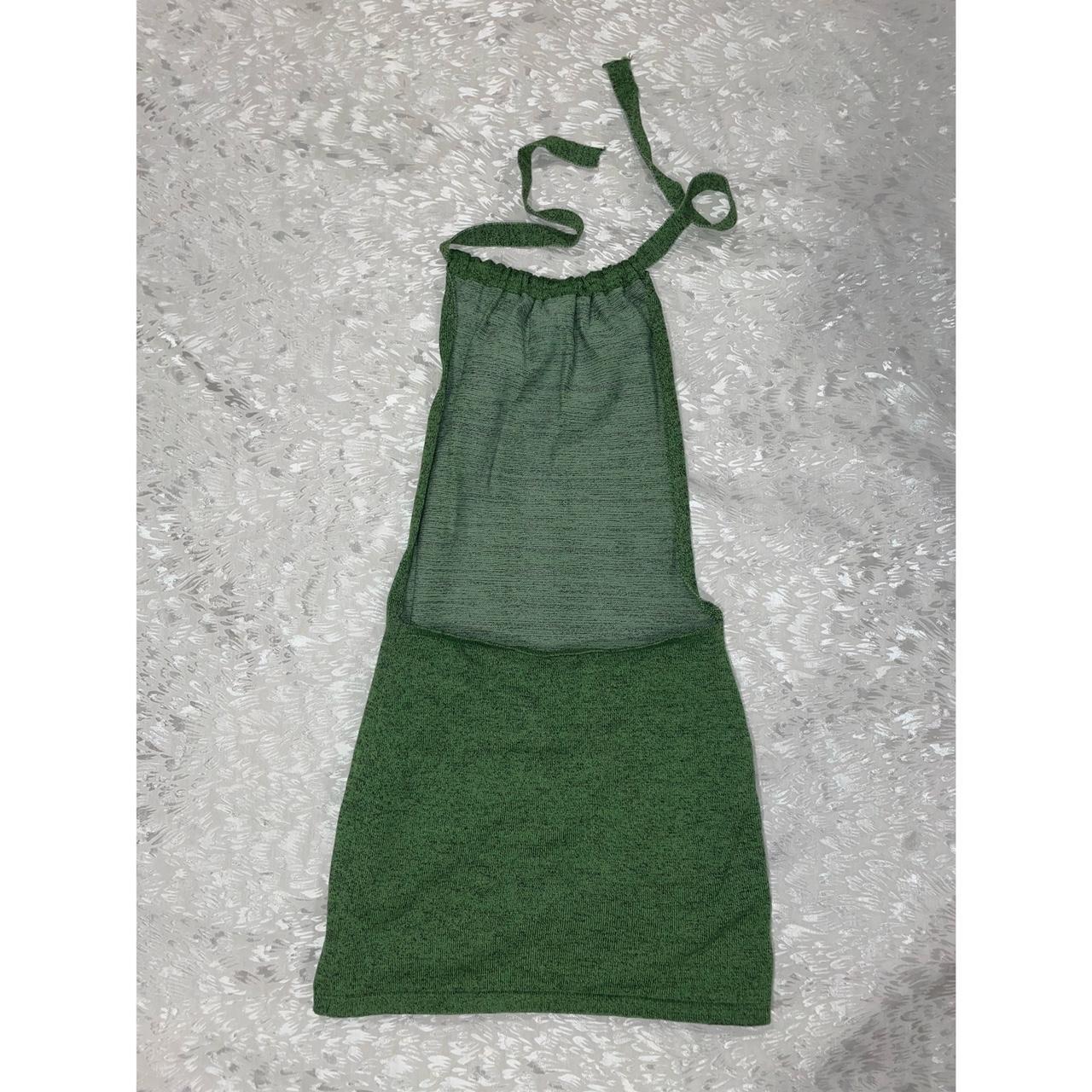 Knit Sexy Halter Backless Minidress #minidress #knit... - Depop