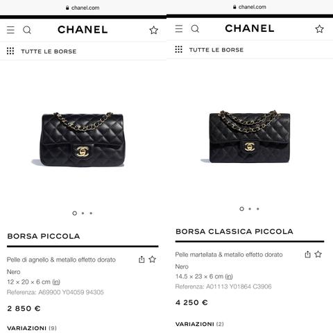 Borsa Chanel Classica Piccola