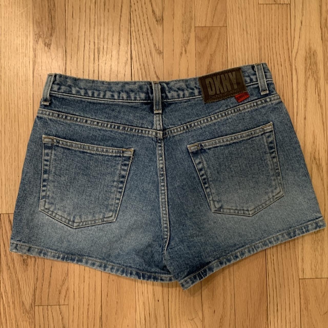 Super cute short shorts from the 90s. Vintage DKNY.... - Depop