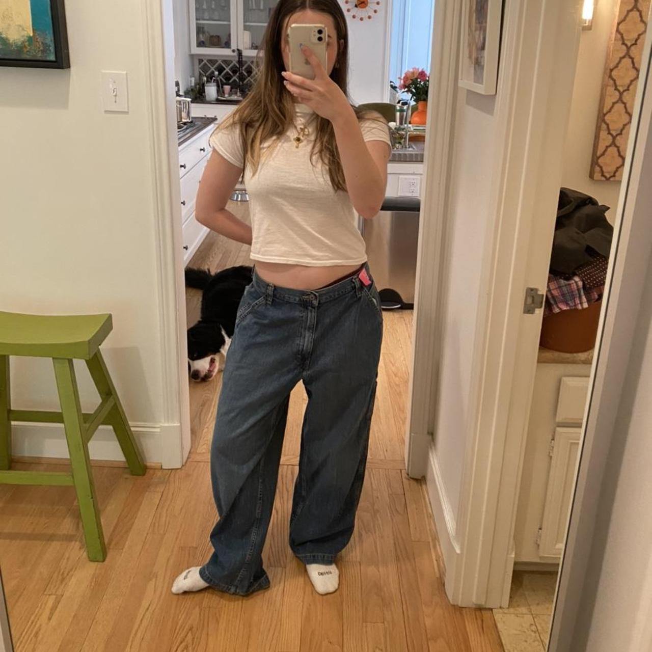 Super cute baggy cargo pants!! Love this look in the... - Depop