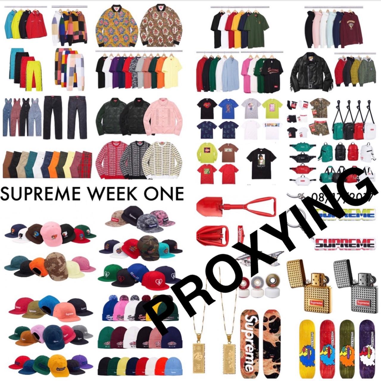 Supreme week 1 clearance ss19