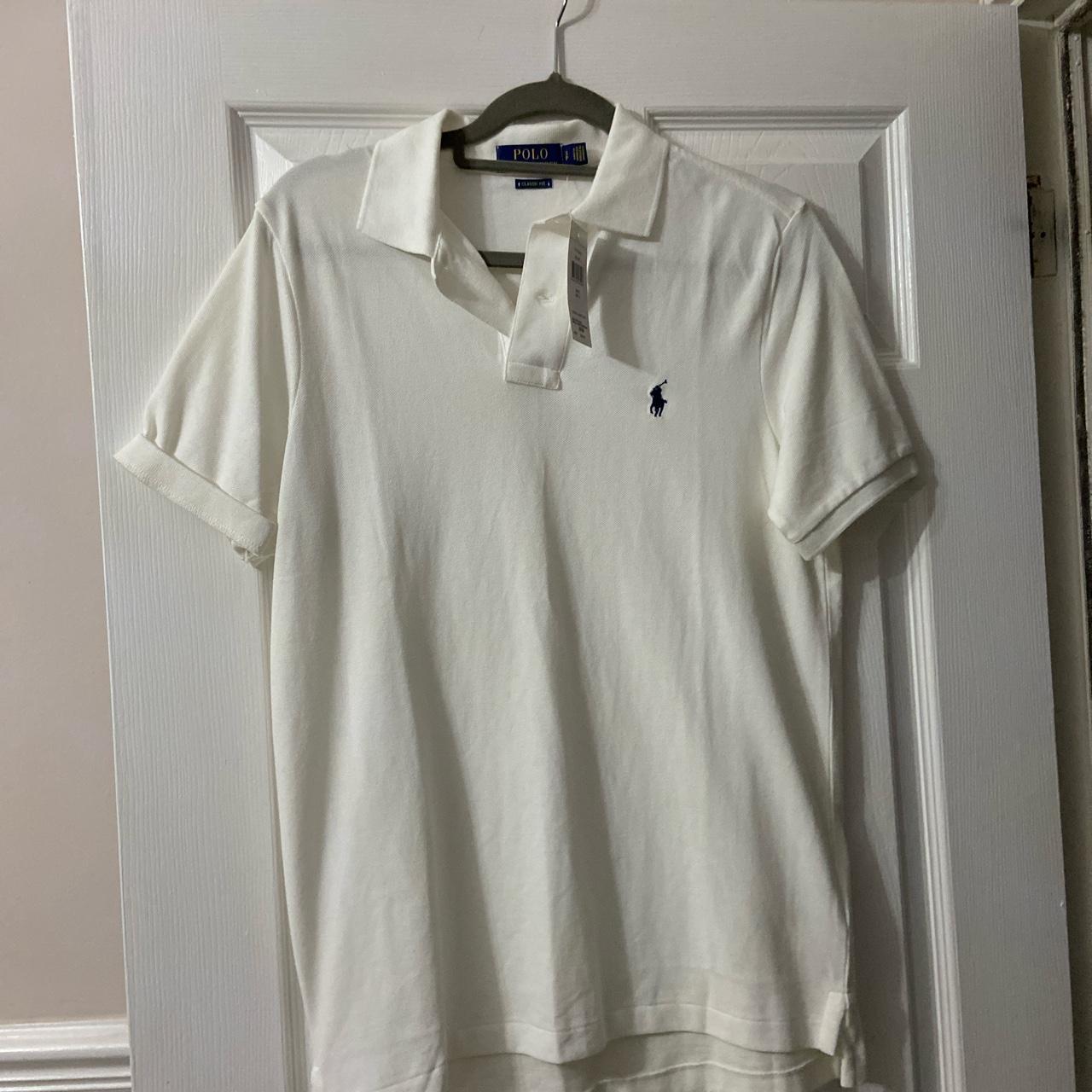 Ralph Lauren Men's White T-shirt | Depop