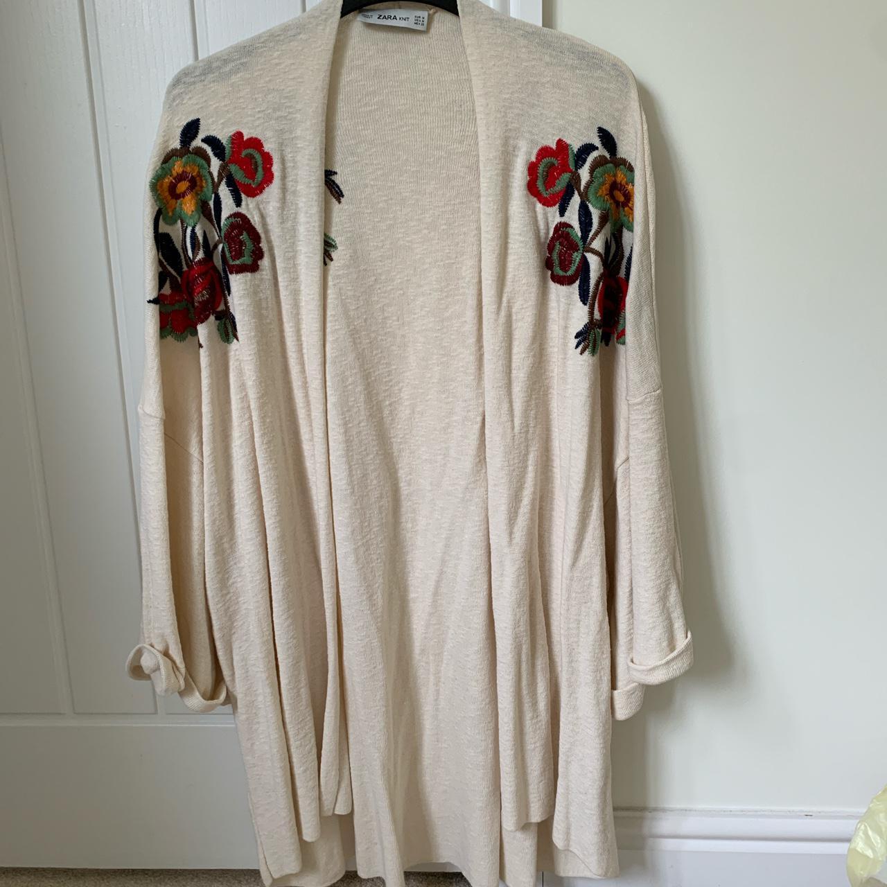 zara batwing cardigan